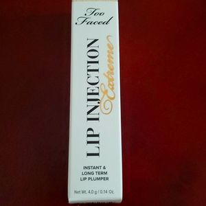 NWT Too Faced Lip Injection EXTREME Lip Plumper, Full Size .14 ounces